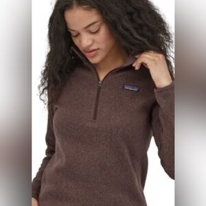 Patagonia Brown Quarter-Zip Sweatshirt